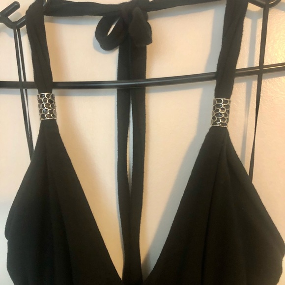 Black halter Express dress Size XS - Picture 2 of 4